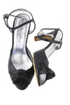 Juodi odiniai aukštakulniai