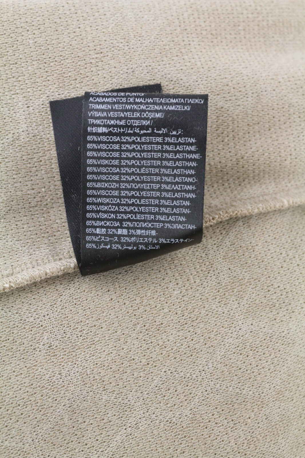 JOHN RICHMOND vyriškas rudų raštuotų megztinių komplektas M, tiesaus kirpimo kelnės, 2 vnt. 