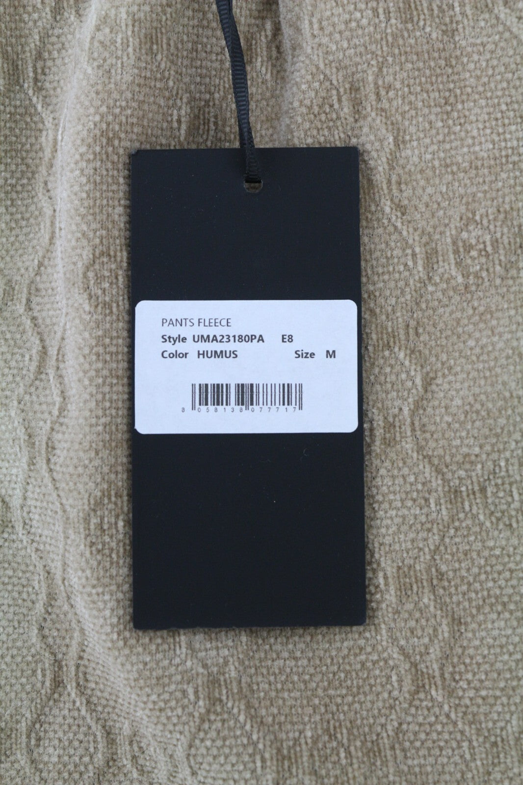 JOHN RICHMOND vyriškas rudų raštuotų megztinių komplektas M, tiesaus kirpimo kelnės, 2 vnt. 