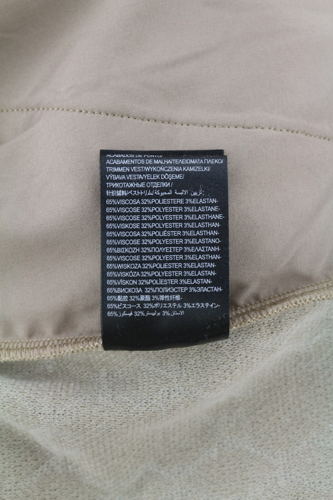 JOHN RICHMOND vyriškas rudų raštuotų megztinių komplektas M, tiesaus kirpimo kelnės, 2 vnt. 