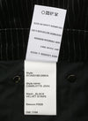 Trousers Charlotte Black Velvet Stripe