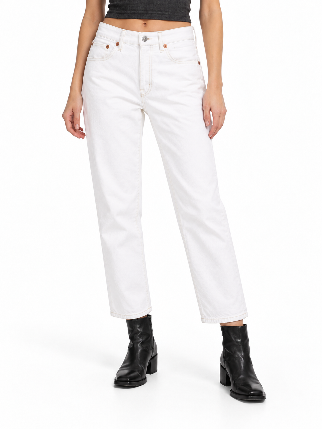 Boyfriend džinsai Aerin White
