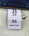 D'Arcy laisvo kirpimo džinsai Livingston Selvedge