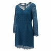 Blue Polyester Dress