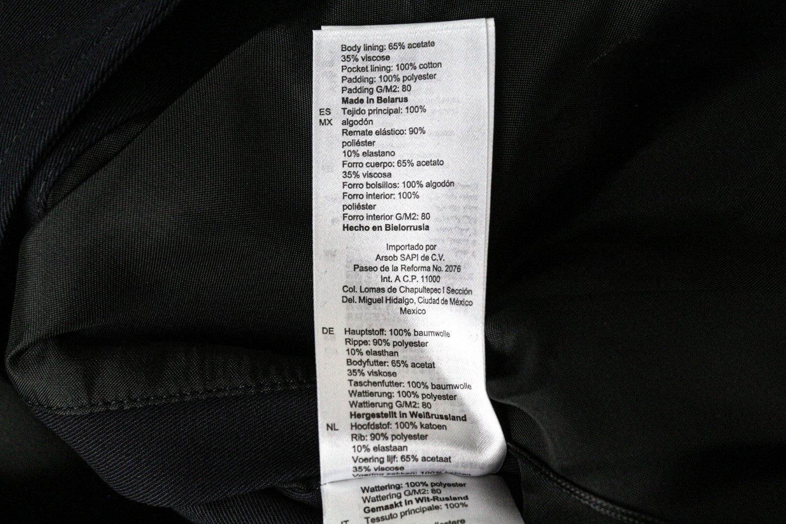 SANDRO vyriška striukė XS tamsiai mėlyna laisvalaikio medvilninė vieneilė striukė su gobtuvu 