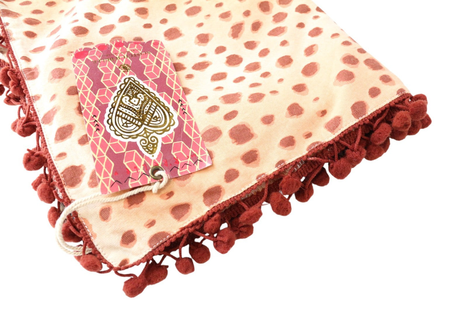 SCOTCH R'BELLE mergaitiškas šalikas OS oranžinis laisvalaikio lengvas raštuotas aksesuaras 