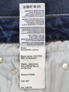 Atvartomi džinsai Boy tiesaus kirpimo Dalston Selvedge Blue Stretch