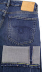 Atvartomi džinsai Boy tiesaus kirpimo Dalston Selvedge Blue Stretch