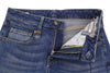 Jeans Cuffed Boy Straight Dalston Selvedge Blue Stretch