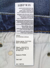 Jeans Cuffed Boy Straight Dalston Selvedge Blue Stretch