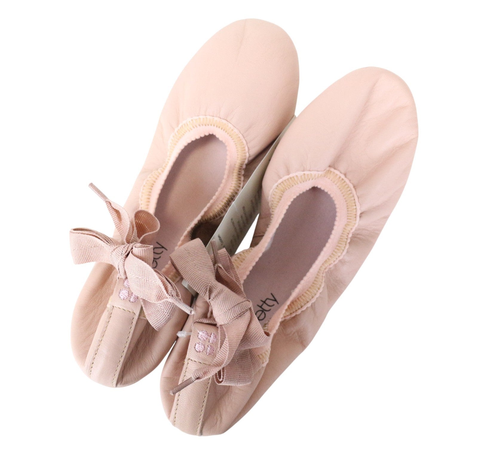 SWEATY BETTY Prima moteriški baleto bateliai, UK7, rožinės spalvos, žemo viršutinio stiliaus, medvilniniai. 