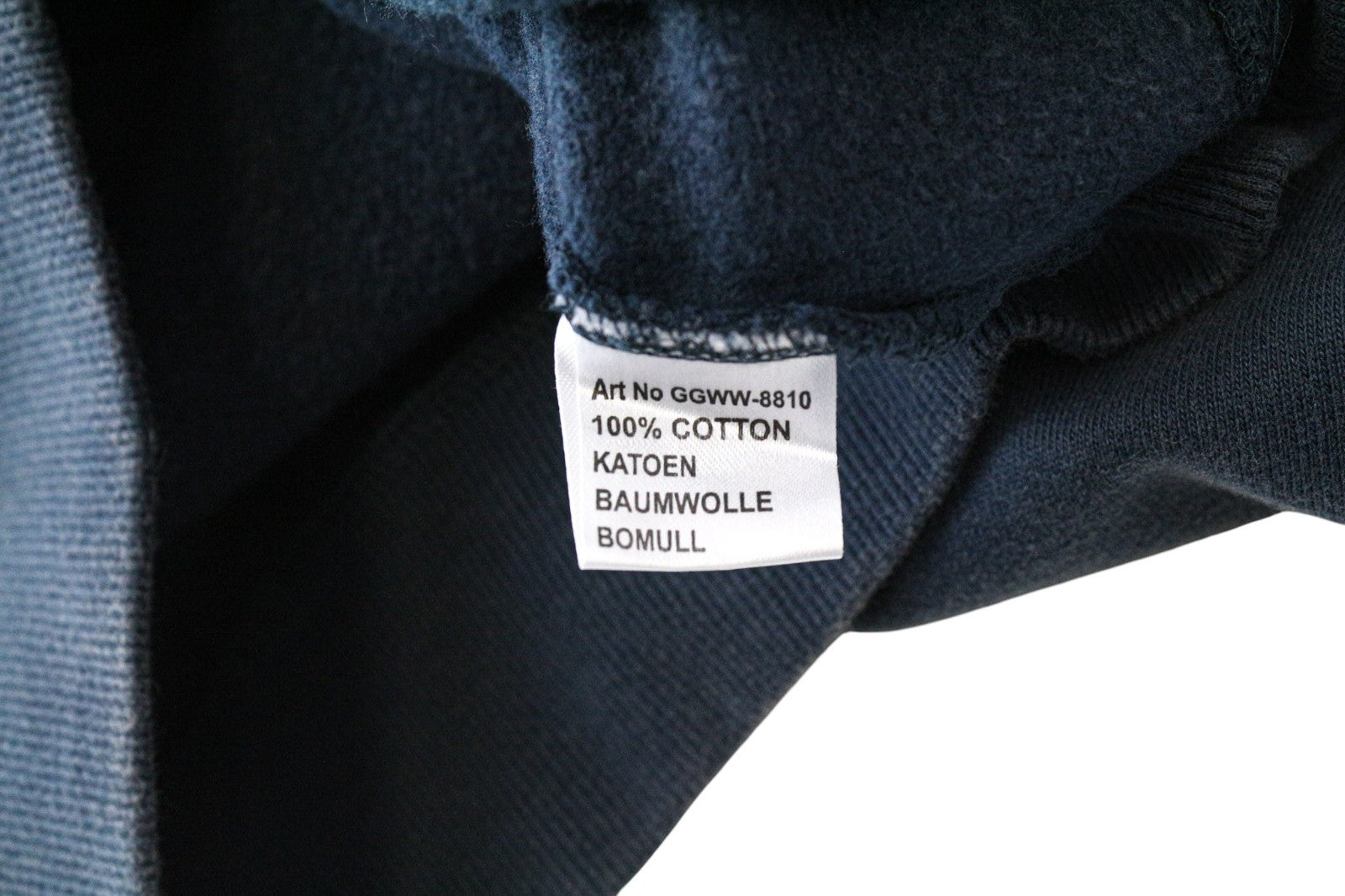 GOOD GENES moteriškas džemperis su mėlynu logotipu ir ilgomis rankovėmis. 