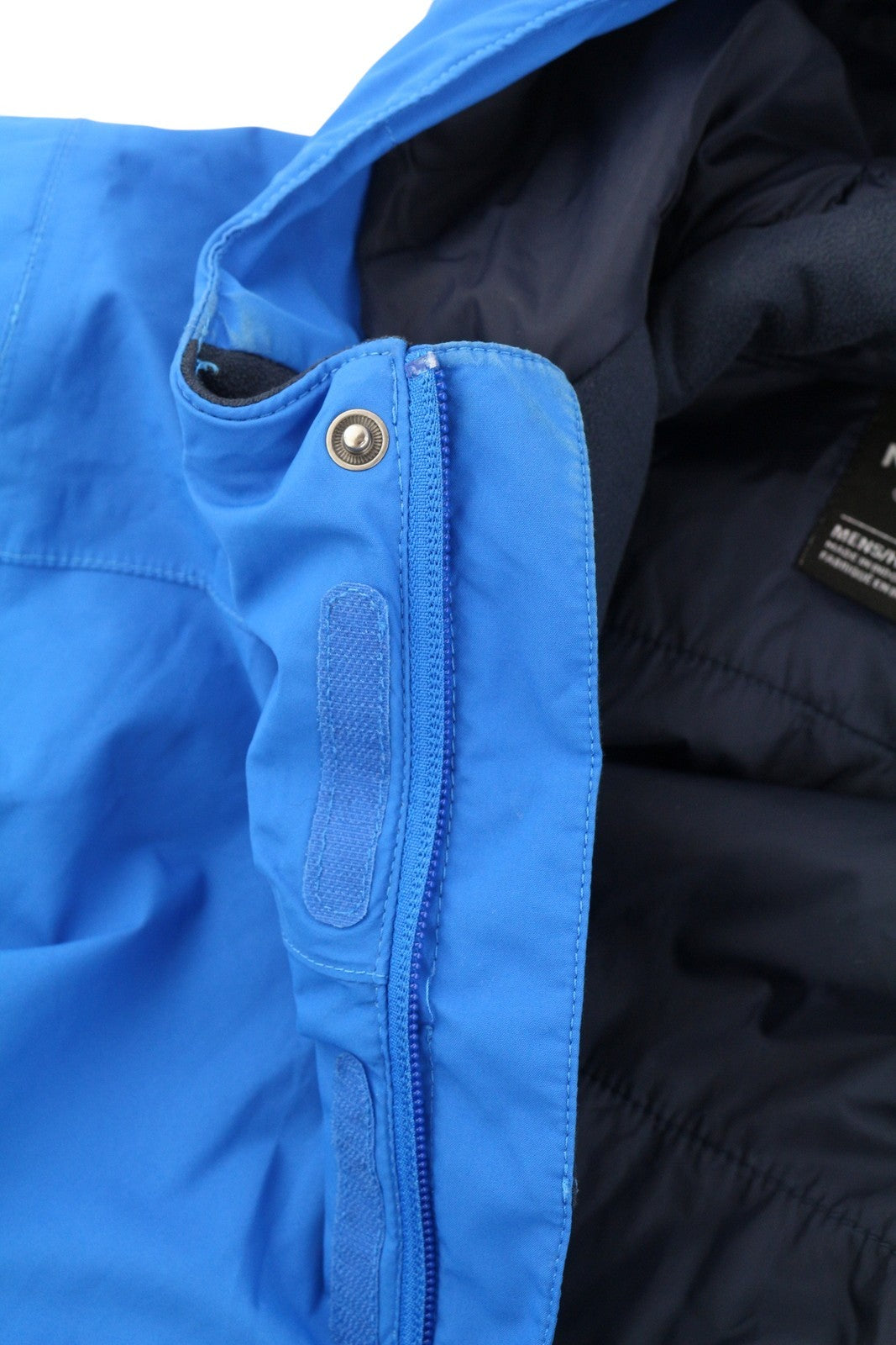 „THE NOTH FACE“ vyriška slidinėjimo striukė M, mėlyna, su gobtuvu, sniego sijonu, sausu vėdinimu. 