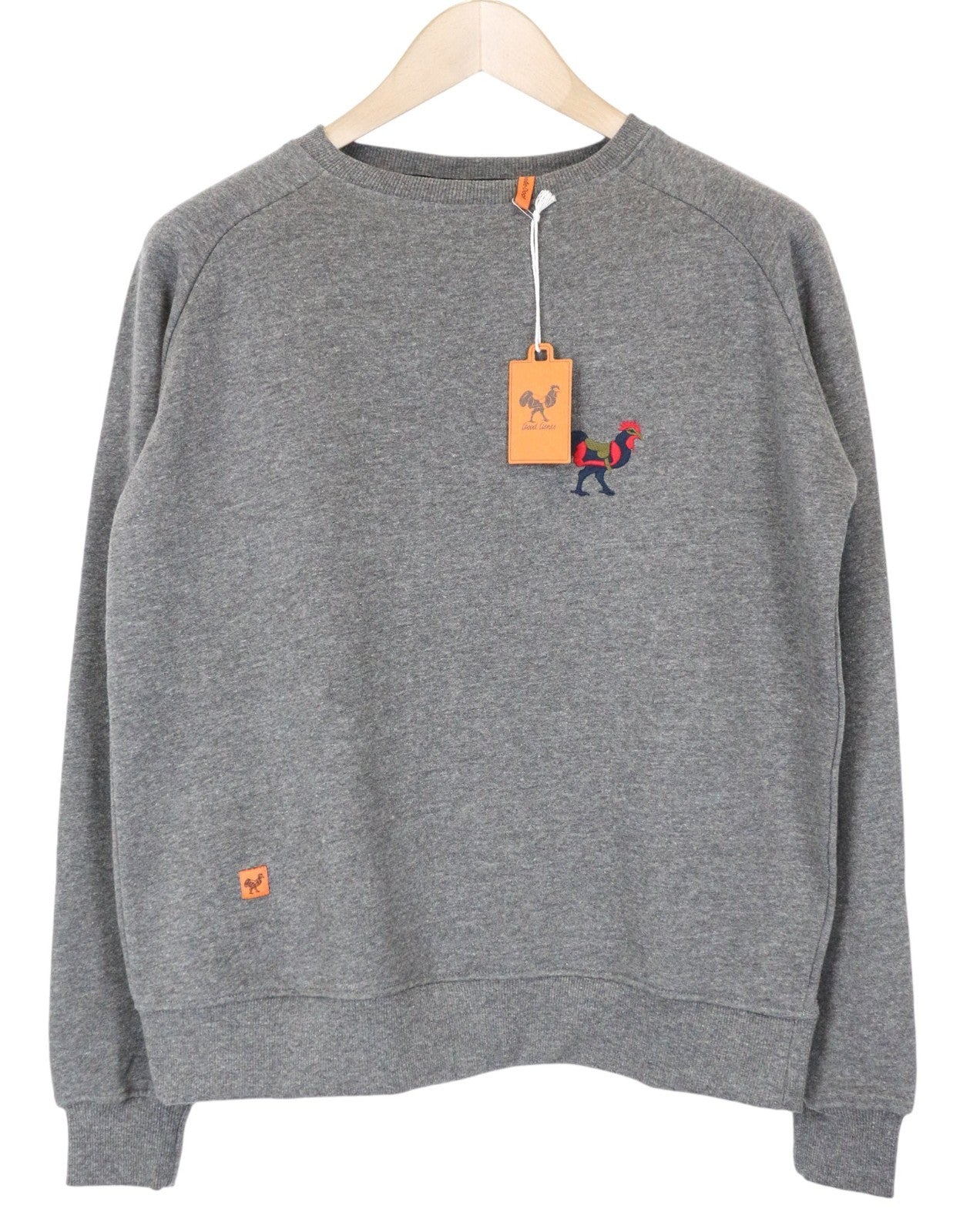 GOOD GENES moteriškas džemperis pilkos spalvos mišinio laisvalaikio palaidinė ilgomis rankovėmis XS dydžio 