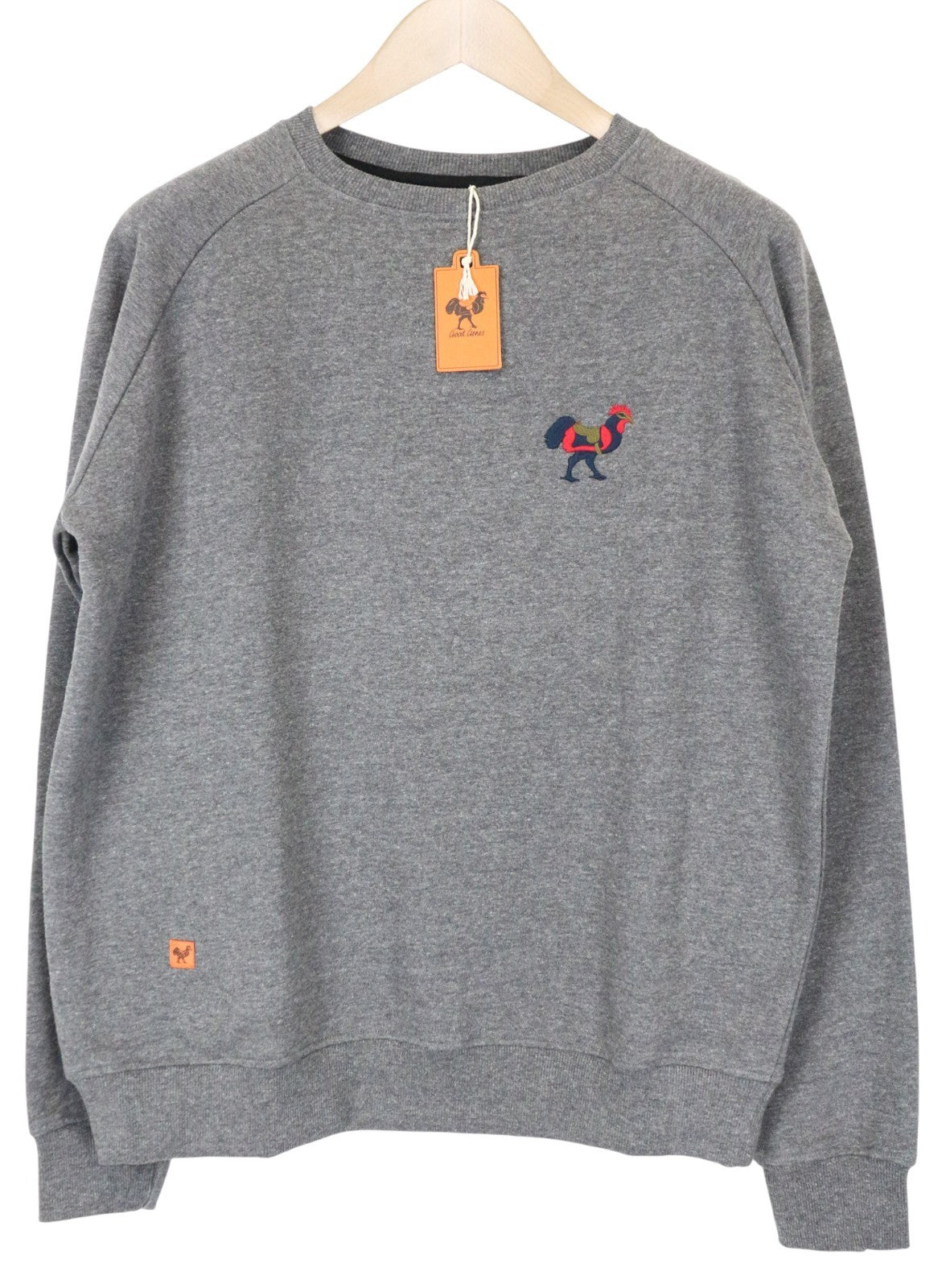 GOOD GENES moteriškas džemperis pilkos spalvos ilgomis rankovėmis laisvalaikio stiliaus M 