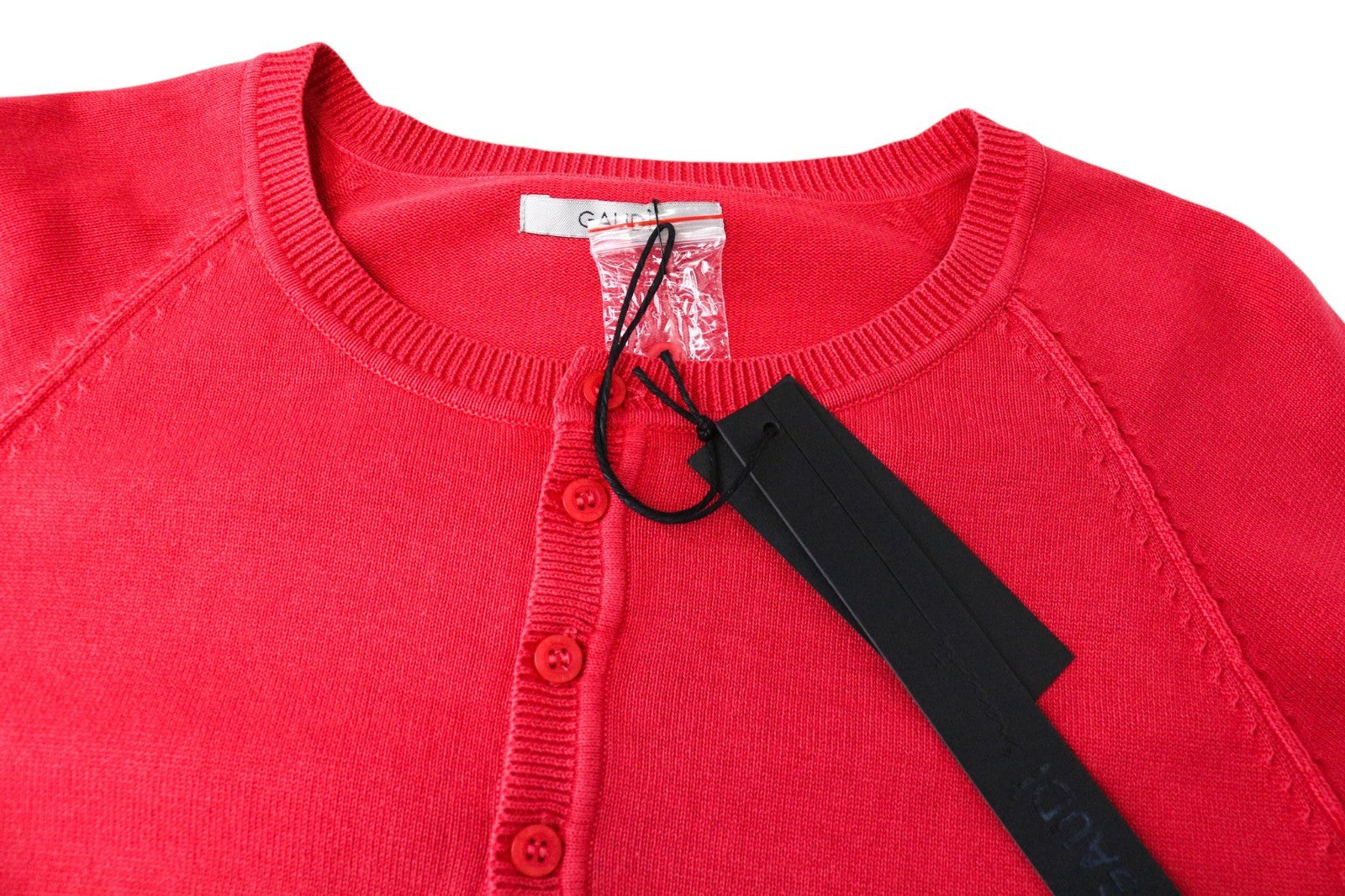 GAUDI vyriškas džemperis, 2XL, raudonas medvilninis megztinis su ilgomis rankovėmis 