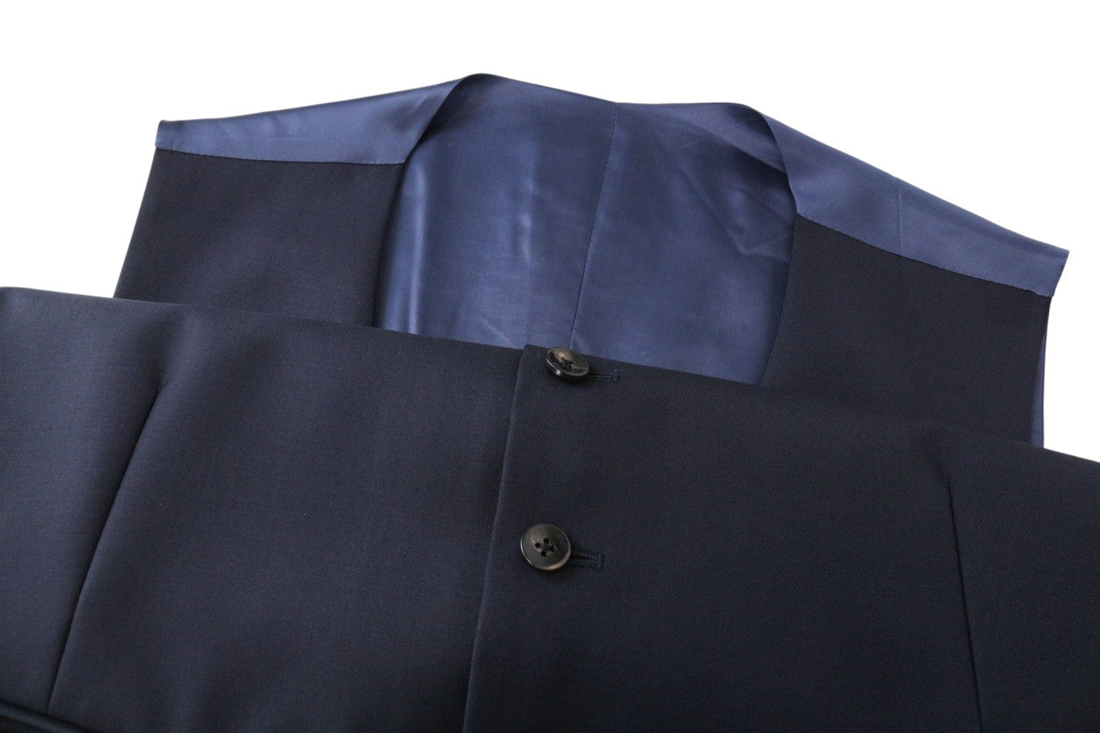 SUITSUPPLY Ferrara vyriška liemenė UK42S, tamsiai mėlyna, vilnonė, vienaeilė, klasikinė 