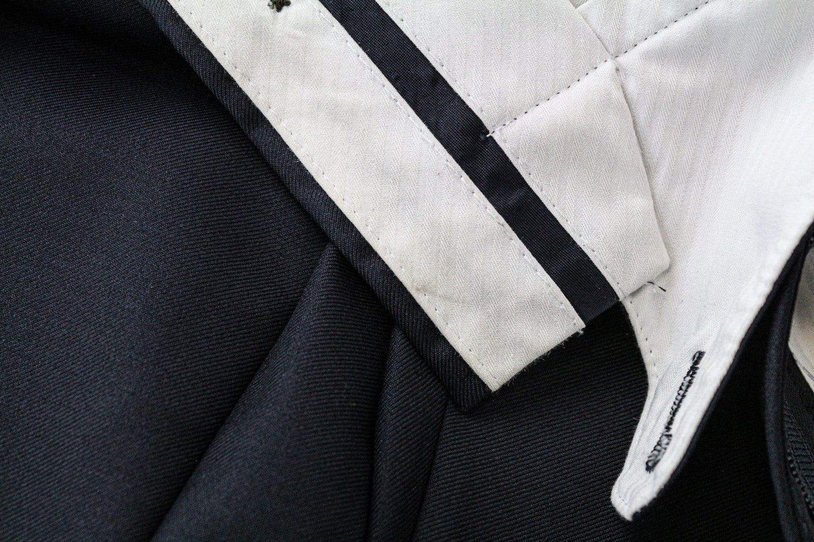 SUITSUPPLY Ferrara Men's 2Pc Suit UK44R Navy Wool Trousers Waistcoat Classic