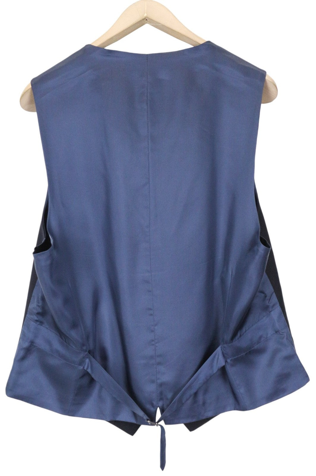 SUITSUPPLY Ferrara Men's Suit UK46R Navy Blue Wool 2 Piece Trousers Waistcoat