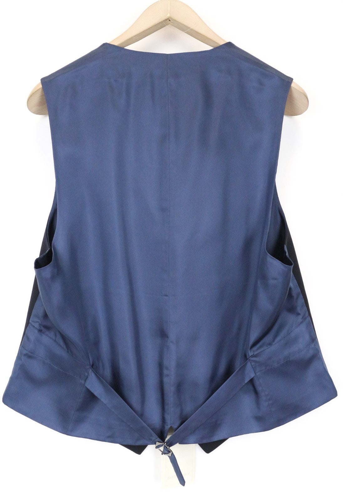 SUITSUPPLY Ferrara Men's Suit UK44S Navy Wool Lined 2 Piece Waistcoat Trousers