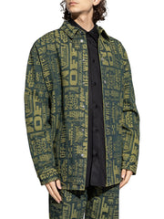 BALTA C/O VIRGIL ABLOH MULTI Logo Jaqo džinsinio audinio vyriški marškinėliai L stori FW25 RRP899 