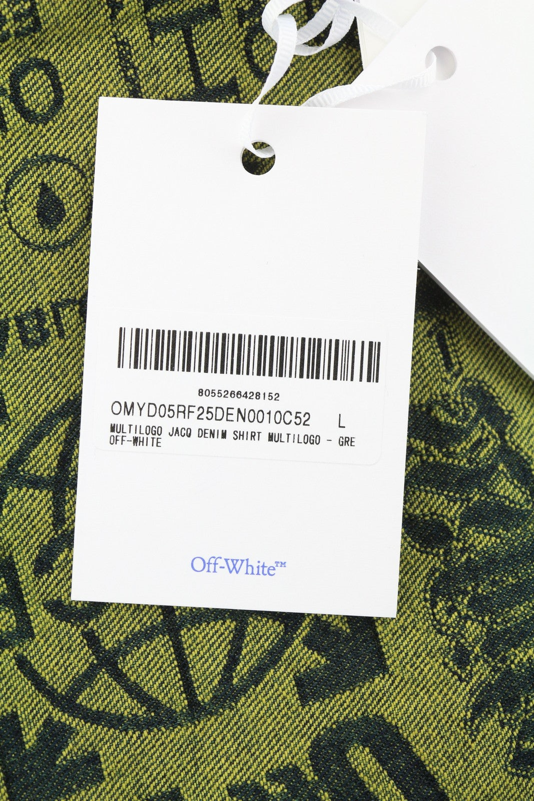 BALTA C/O VIRGIL ABLOH MULTI Logo Jaqo džinsinio audinio vyriški marškinėliai L stori FW25 RRP899 