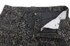 Jeans Boyfriend Brown Snake Jacquard