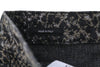 Jeans Boyfriend Brown Snake Jacquard
