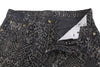 Boyfriend džinsai „Brown Snake Jacquard“