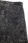 Boyfriend džinsai „Brown Snake Jacquard“