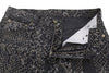 Jeans Boyfriend Brown Snake Jacquard