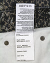 Jeans Boyfriend Brown Snake Jacquard