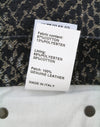 Jeans Boyfriend Brown Snake Jacquard
