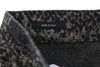 Jeans Boyfriend Brown Snake Jacquard
