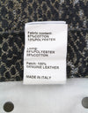 Jeans Boyfriend Brown Snake Jacquard