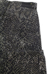 Boyfriend džinsai „Brown Snake Jacquard“