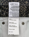 Jeans Boyfriend Brown Snake Jacquard