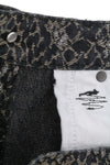 Jeans Boyfriend Brown Snake Jacquard