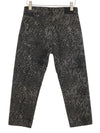 Jeans Boyfriend Brown Snake Jacquard