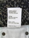 Jeans Boyfriend Brown Snake Jacquard