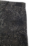 Jeans Boyfriend Brown Snake Jacquard