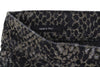 Jeans Boyfriend Brown Snake Jacquard