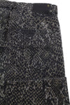 Boyfriend džinsai „Brown Snake Jacquard“