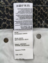 Jeans Boyfriend Brown Snake Jacquard