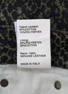 Jeans Boyfriend Brown Snake Jacquard