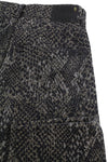 Jeans Boyfriend Brown Snake Jacquard