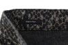 Jeans Boyfriend Brown Snake Jacquard