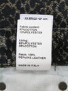 Jeans Boyfriend Brown Snake Jacquard