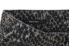 Jeans Boyfriend Brown Snake Jacquard