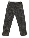 Jeans Boyfriend Brown Snake Jacquard